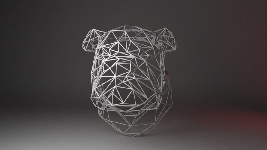 busto bulldog varillas 2mm