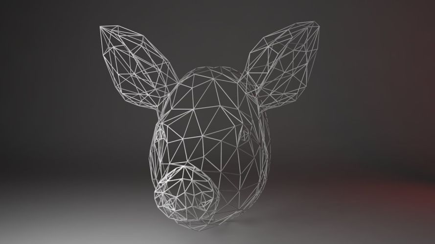 busto cerdo varillas