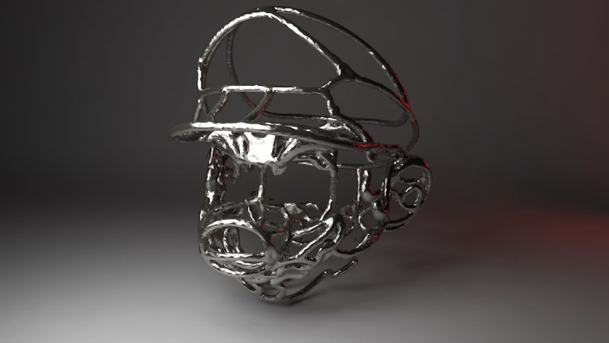 colgante cabeza Mario Bros 4