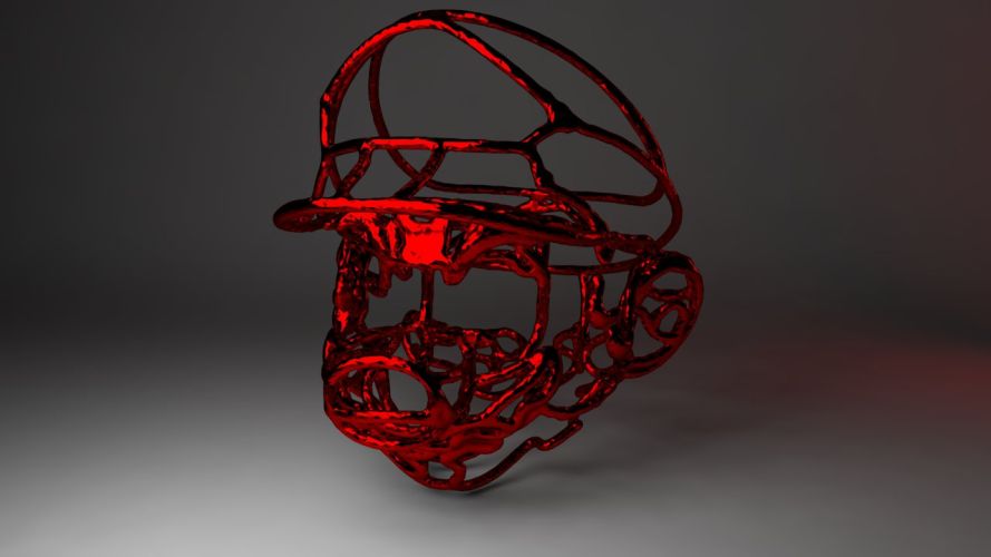 colgante cabeza Mario Bros 5