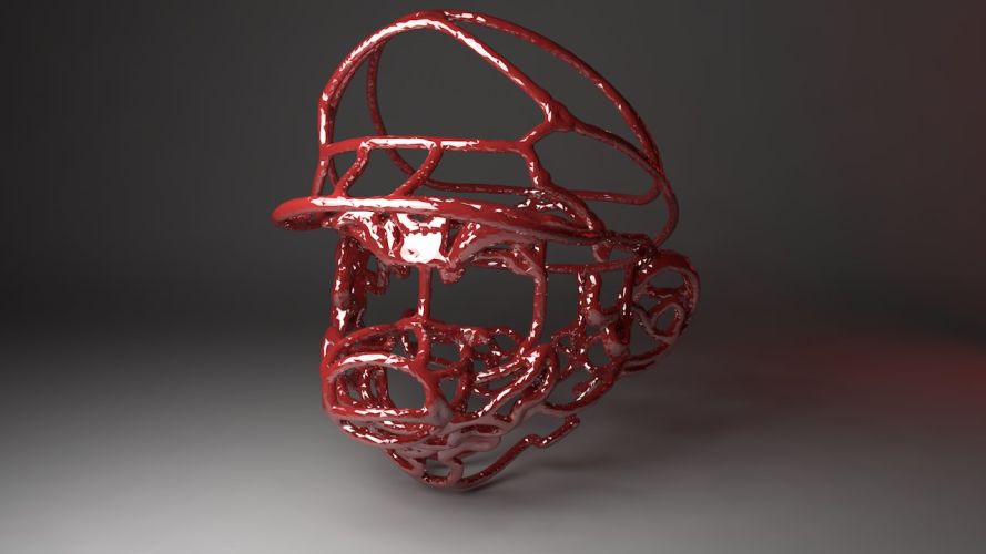 colgante cabeza Mario Bros