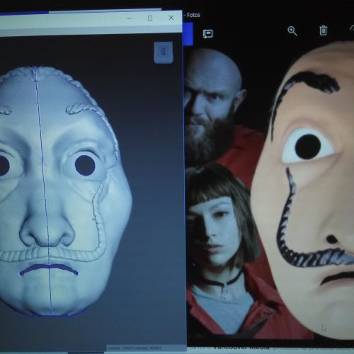 mascara de La casa de papel
