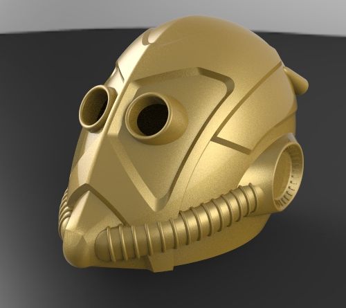 Sci-fi helmet